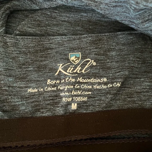 Kuhl Women's Sleeveless Mova Active Dress Size Medium Blue Shelf Bra - Picture 4 of 4